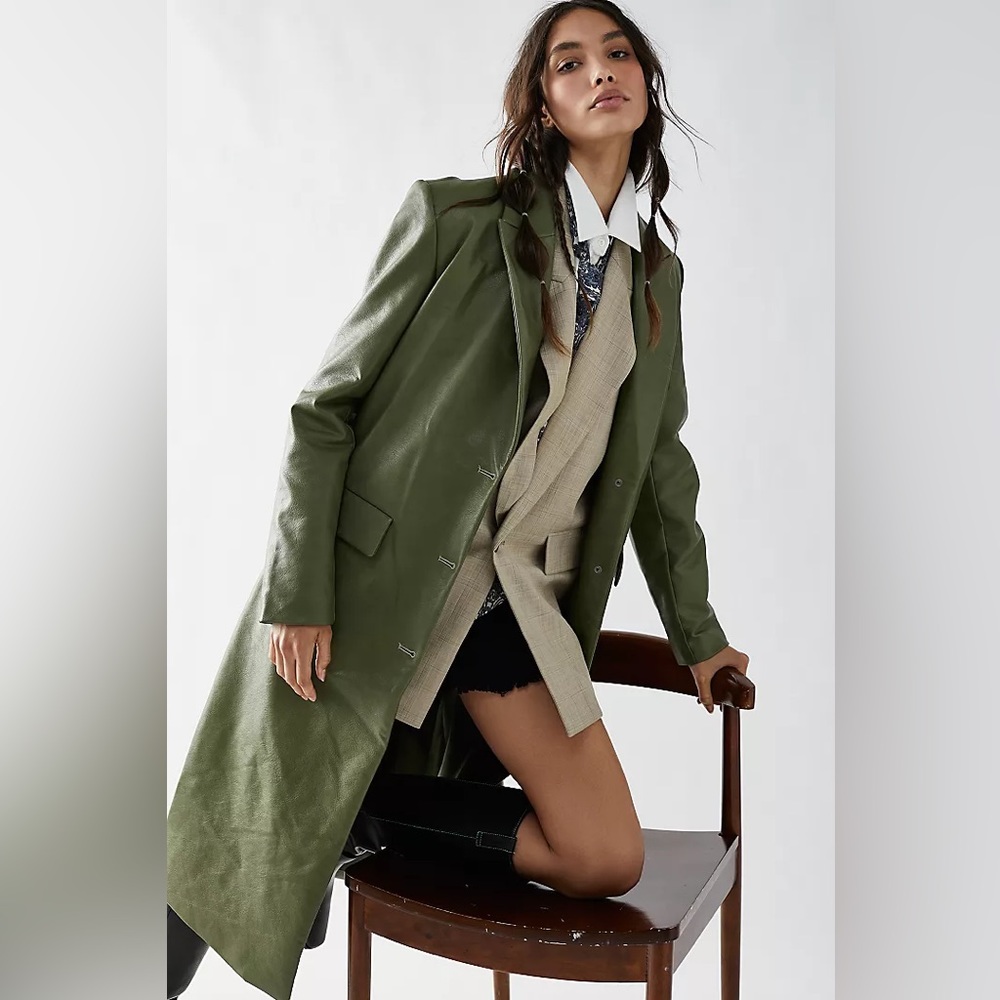 We the Free | Trinity Trench Coat | Vegan Leather